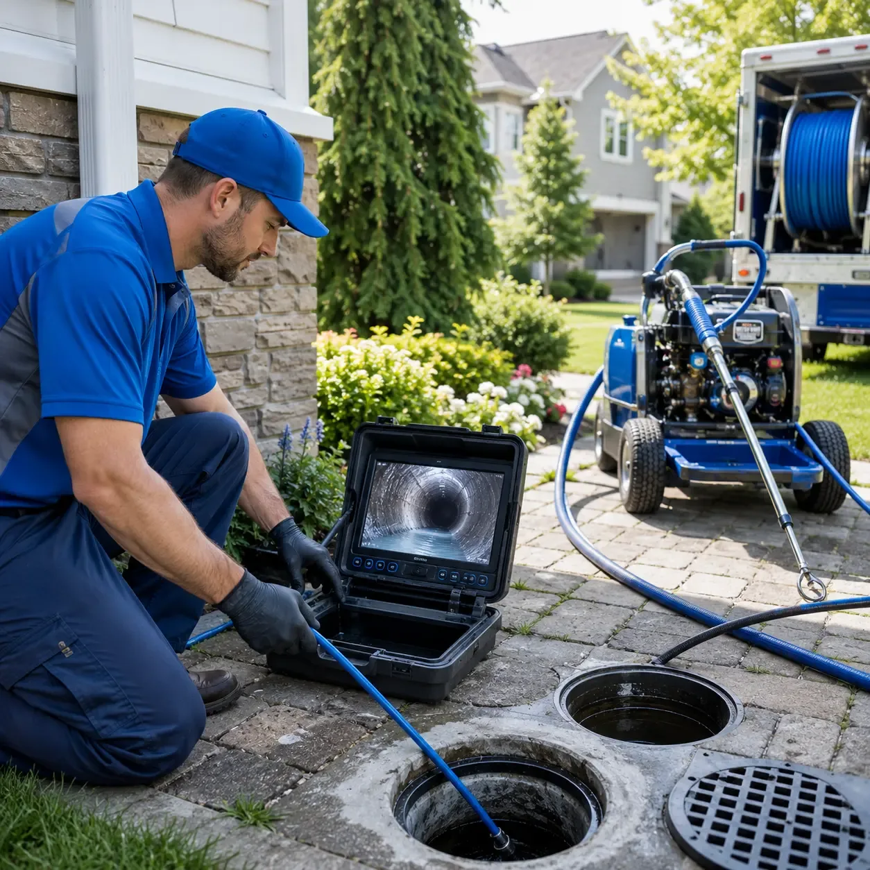 Outdoor drain cleaning professionals serving Amboy, IN