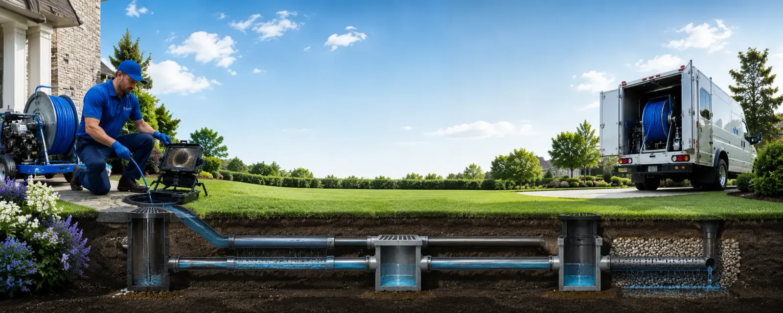 Outdoor drain cleaning information for Amboy, IN